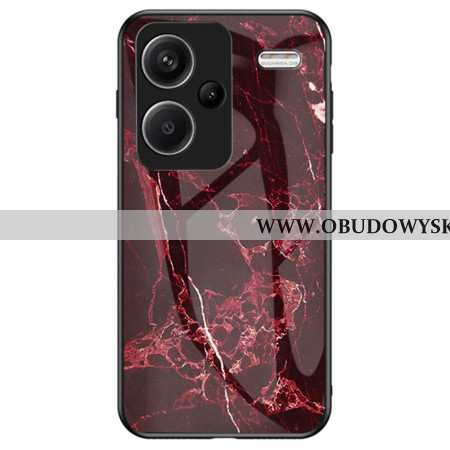 Etui Xiaomi Redmi Note 13 Pro Plus 5g Szkło Hartowane Z CZerwonego Marmuru Etui Ochronne