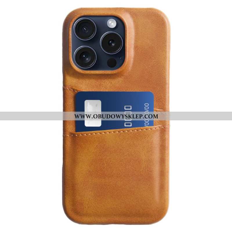 Etui iPhone 16 Pro Max Podwójny Uchwyt Na Kartę Etui Ochronne