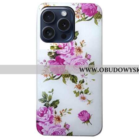 Etui iPhone 16 Pro Max Różowe Kwiaty