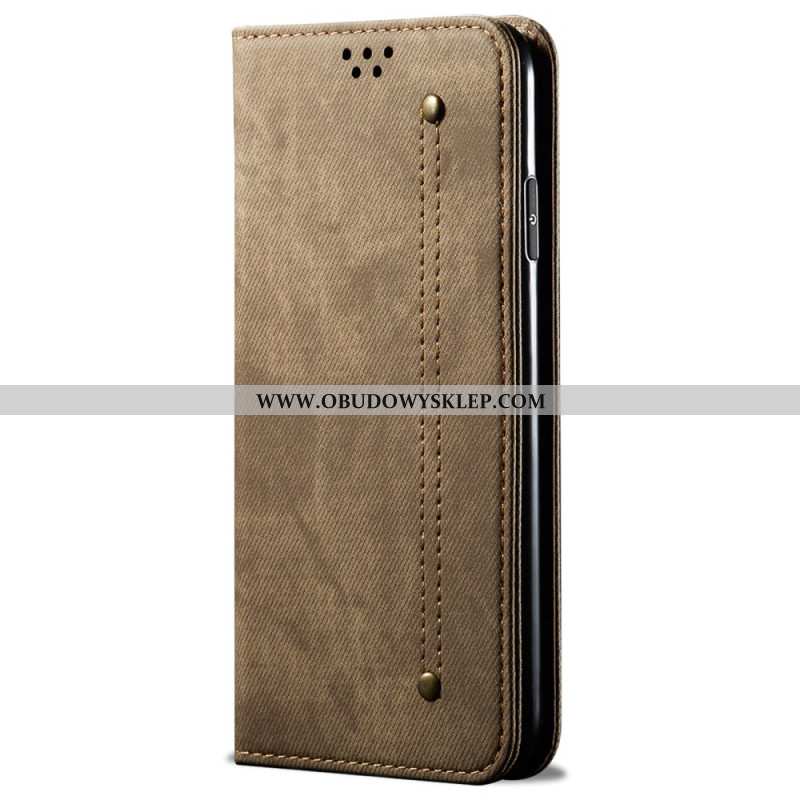 Flip Kotelot Do Xiaomi Redmi Note 13 4g Tkanina Dżinsowa