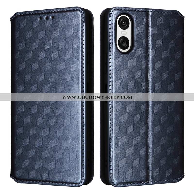 Flip Kotelot Sony Xperia 10 Vi Diamenty 3d Etui Ochronne