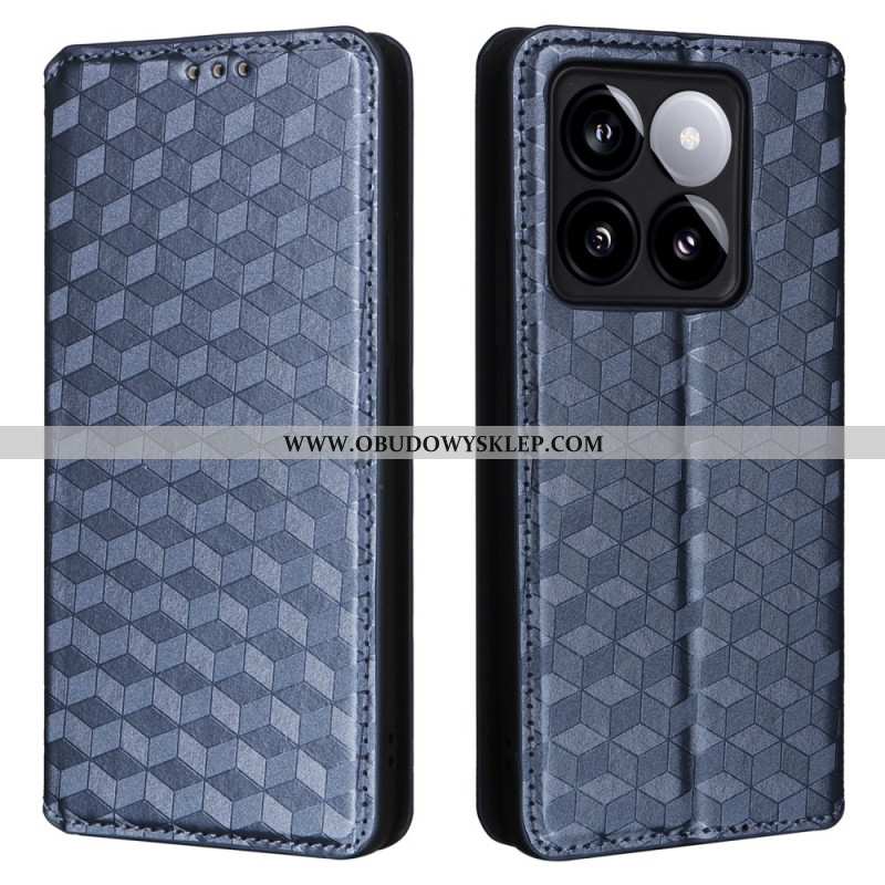 Flip Kotelot Xiaomi 14t Etui Na Telefon Kostki 3d
