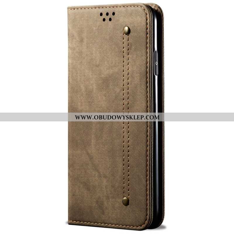 Flip Kotelot Xiaomi Redmi Note 13 5g Etui Na Telefon Tkanina Dżinsowa