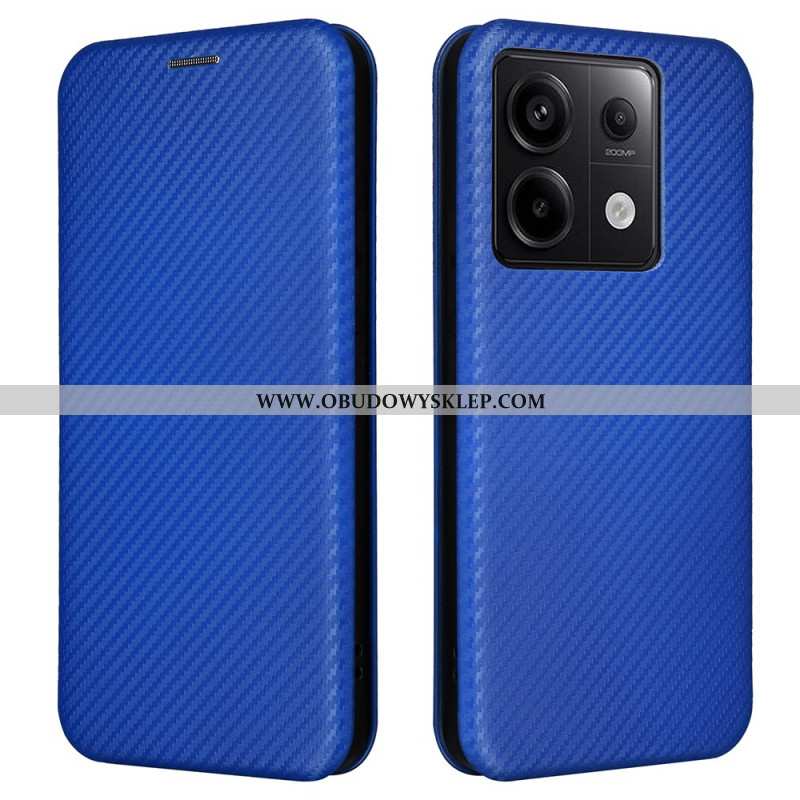 Flip Kotelot Xiaomi Redmi Note 13 5g Włókno Węglowe