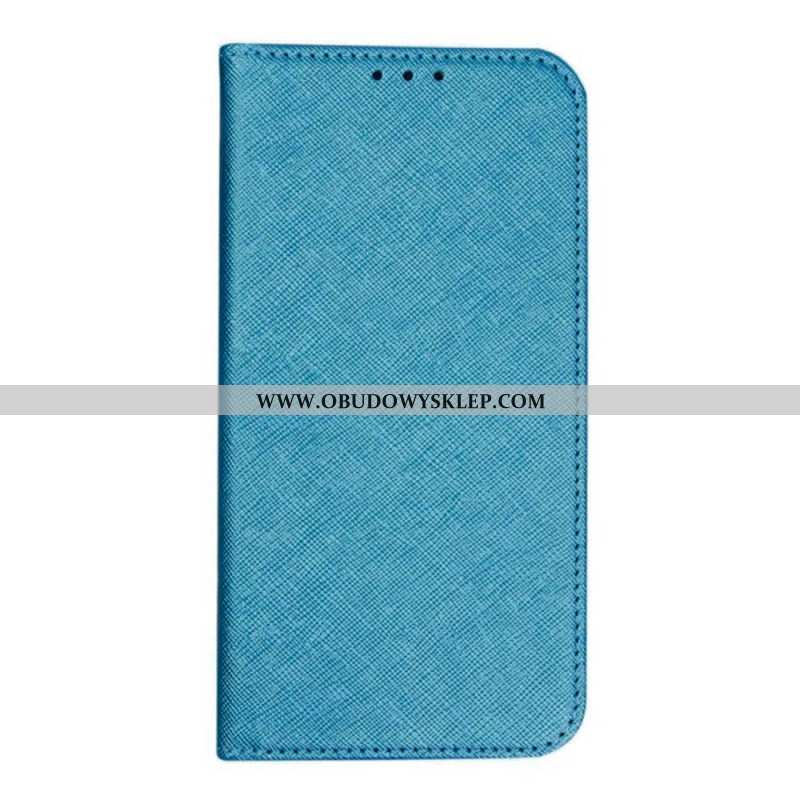 Flip Kotelot Xiaomi Redmi Note 13 Pro Plus 5g Tekstury Krzyżowe Etui Ochronne