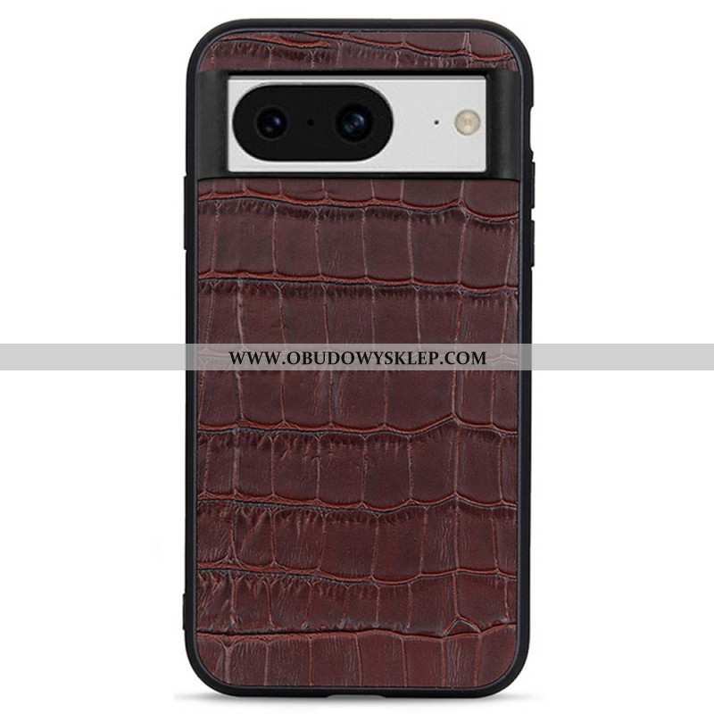 Futerały Google Pixel 8 Etui Na Telefon Prawdziwa Skóra W Stylu Krokodyla