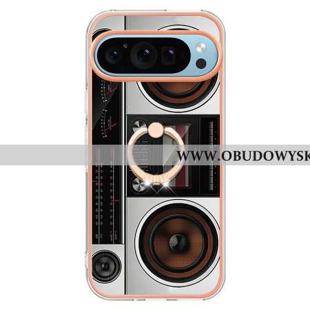 Futerały Google Pixel 9 Pro Xl Etui Na Telefon Pierścień Wsparcia Radiowego