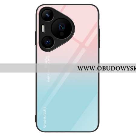 Futerały Huawei Pura 70 Pro Etui Na Telefon Różowe I Niebieskie Gradientowe Szkło Hartowane