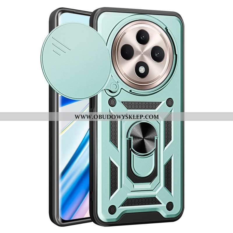 Futerały Oppo Reno 12f 5g Etui Na Telefon Pierścień Podtrzymujący I Przesuwana Ochrona Kamery