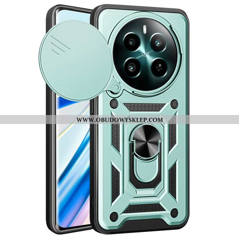 Futerały Realme 12 Plus 5g Etui Na Telefon Z Uchwytem I Przesuwaną Osłoną Obiektywu