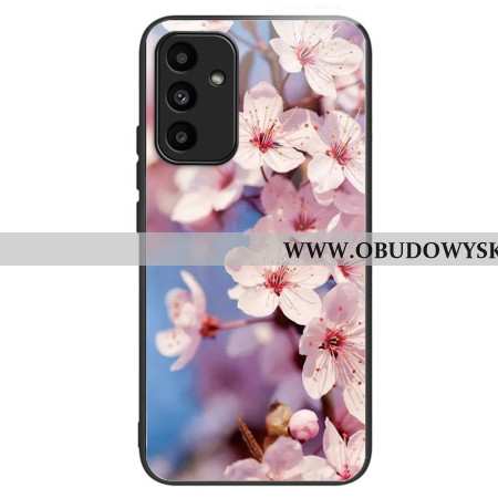 Futerały Samsung Galaxy A15 5g Etui Na Telefon Kwiaty Brzoskwini Ze Szkła Hartowanego