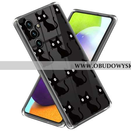 Futerały Samsung Galaxy A55 5g Etui Na Telefon CZarne Koty