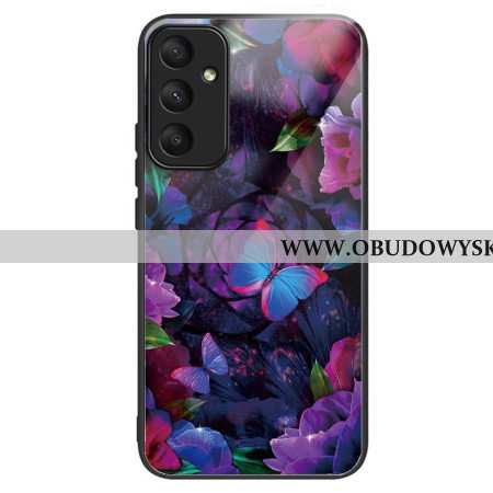 Futerały Samsung Galaxy A55 5g Etui Na Telefon Kolorowe Motyle Ze Szkła Hartowanego