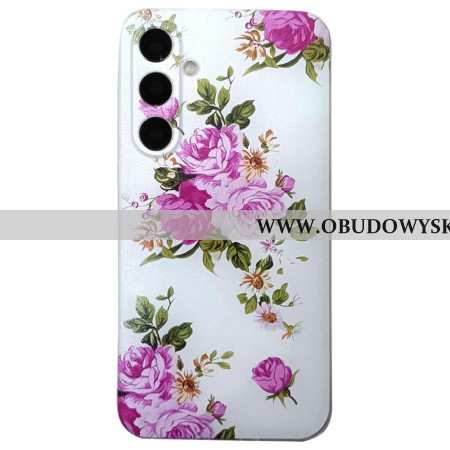 Futerały Samsung Galaxy S24 Fe Etui Na Telefon Różowe Kwiaty