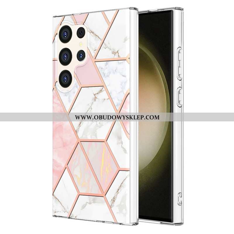 Futerały Samsung Galaxy S24 Ultra 5g Etui Na Telefon Styl Marmurkowy