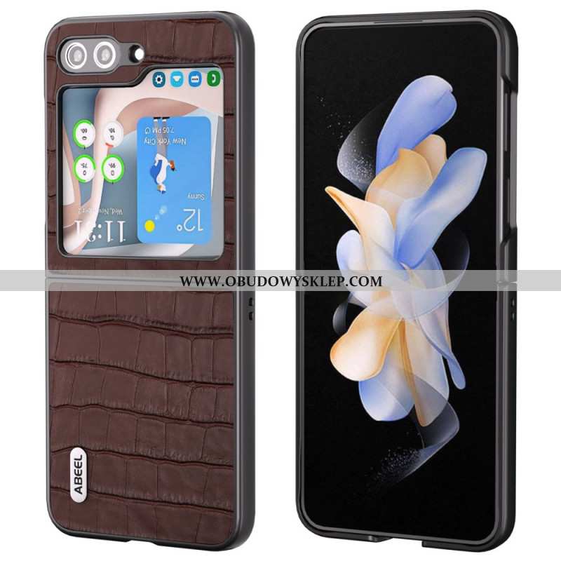 Futerały Samsung Galaxy Z Flip 6 Etui Na Telefon Tekstura Krokodyla Premium
