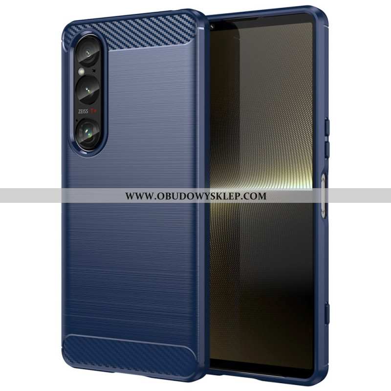 Futerały Sony Xperia 1 Vi Etui Na Telefon Szczotkowane Włókno Węglowe