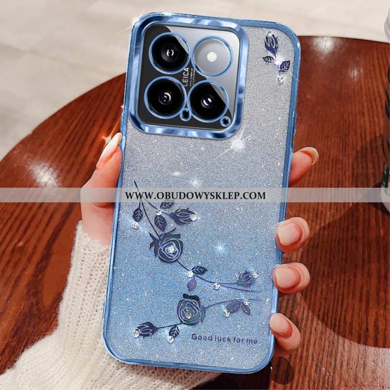 Futerały Xiaomi 14 Etui Na Telefon Brokatowy Wzór Kadem