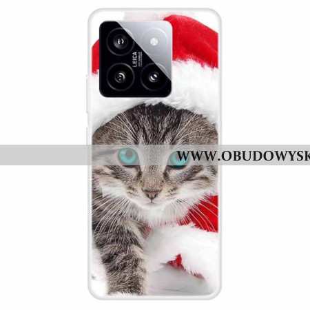 Futerały Xiaomi 14 Etui Na Telefon Świąteczny Kot