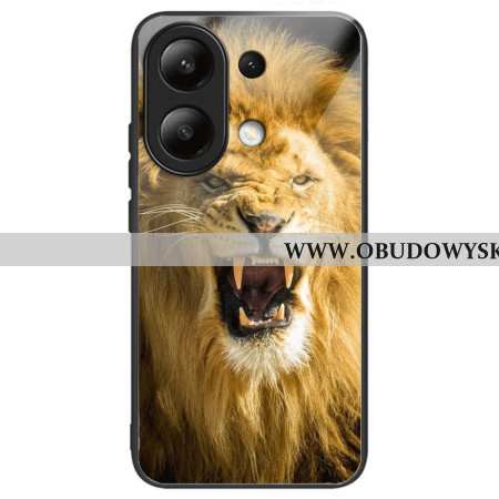 Futerały Xiaomi Redmi Note 13 4g Etui Na Telefon Wzór Lwa Ze Szkła Hartowanego