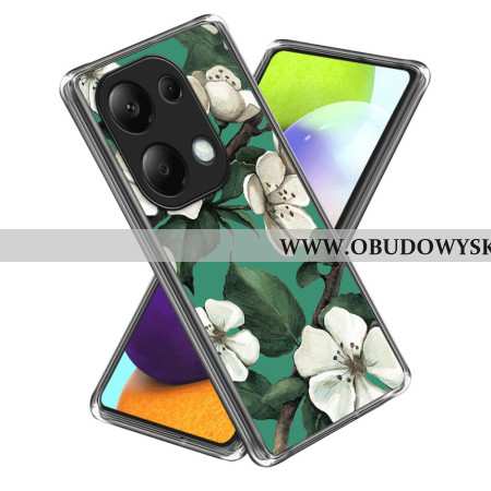 Futerały Xiaomi Redmi Note 13 Pro 4g Etui Na Telefon Białe Kwiaty