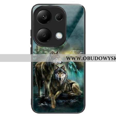Futerały Xiaomi Redmi Note 13 Pro 4g Etui Na Telefon Wilki Ze Szkła Hartowanego