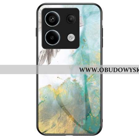 Futerały Xiaomi Redmi Note 13 Pro 5g Etui Na Telefon Marmur Ze Szkła Hartowanego I Latający Gołąb