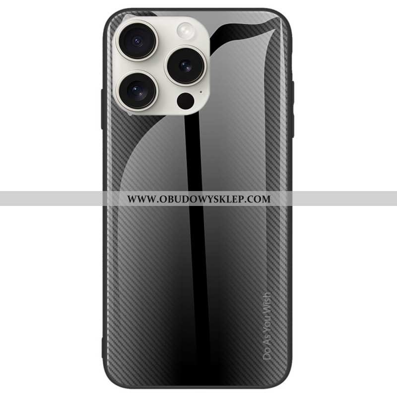 Futerały iPhone 16 Pro Etui Na Telefon Szkło Hartowane Z Włókna Węglowego