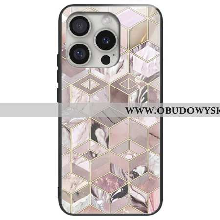 Futerały iPhone 16 Pro Max Etui Na Telefon Szkło Hartowane W Bloku Marmuru