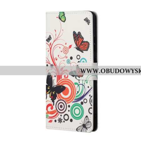 Obudowa Google Pixel 8a Etui Na Telefon Motyle Na Białym Tle