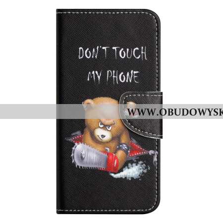 Obudowa Xiaomi Redmi Note 13 5g Etui Na Telefon Miś Nie Dotykaj Mojego Telefonu