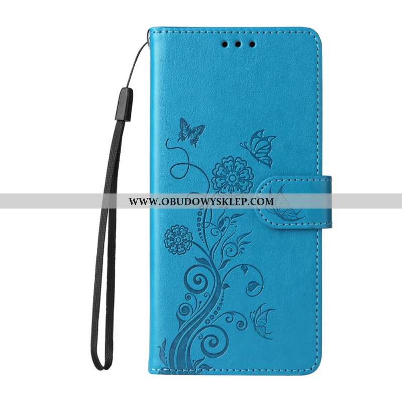 Pokrowce Xiaomi 14t Kwiaty Z Paskiem