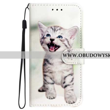 Pokrowce iPhone 16 Pro Max Mały Kot Z Paskiem