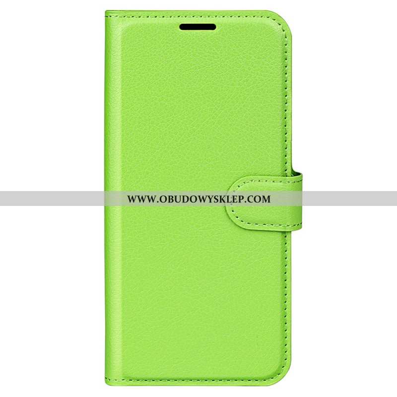 Skórzany Futerał Huawei Nova 12 Se Etui Na Telefon Klasyczna Sztuczna Skóra Litchi