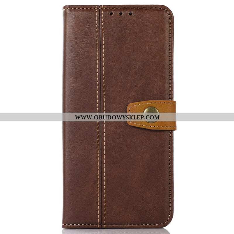Skórzany Futerał Huawei Nova 12s Etui Na Telefon Zapięcie W Stylu Vintage