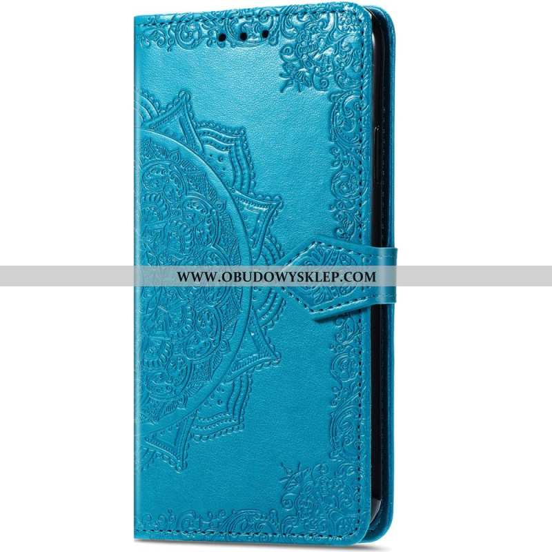 Skórzany Futerał Xiaomi 14t Pro Etui Na Telefon Mandala Barokowa